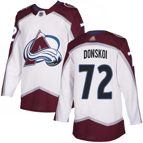 Colorado Avalanche #72 Joonas Donskoi White Road Authentic Stitched Jersey Men's cheap jerseys for sale - CheapJerseys.Shop