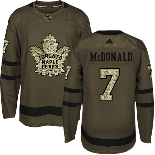 Maple Toronto Maple Leafs #7 Lanny McDonald Green Salute to Service Stitched Jersey Men's cheap jerseys for sale - CheapJerseys.Shop