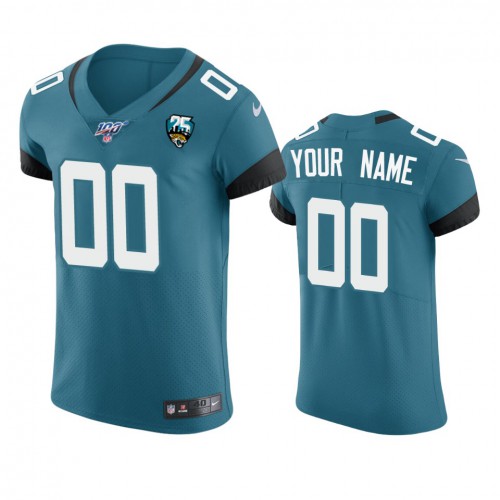 Jacksonville Jaguars Custom Teal 25th Season Vapor Elite Stitched Jersey cheap jerseys for sale - CheapJerseys.Shop