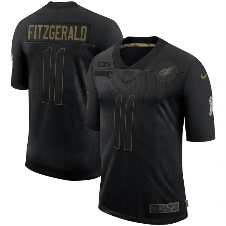 Arizona Cardinals #11 Larry Fitzgerald 2020 Salute To Service Limited Jersey Black cheap jerseys for sale - CheapJerseys.Shop