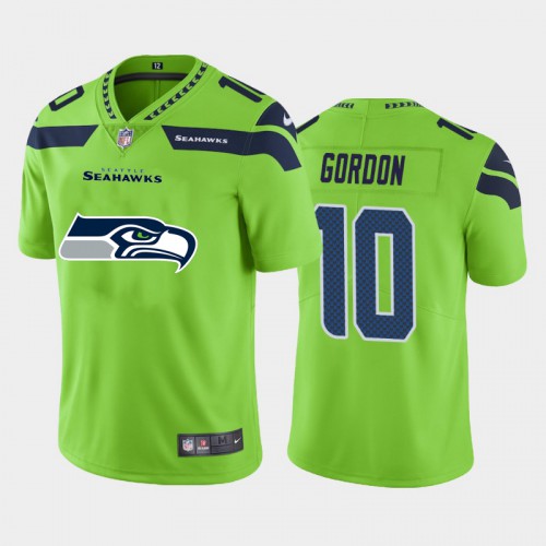 Seattle Seattle Seahawks #10 Josh Gordon Green Men's Big Team Logo Vapor Limited Jersey Men's cheap jerseys for sale - CheapJerseys.Shop