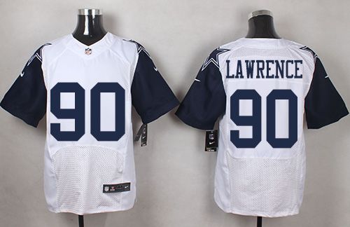 Cowboys #90 Demarcus Lawrence White Men's Stitched Elite Rush Jersey cheap jerseys for sale - CheapJerseys.Shop