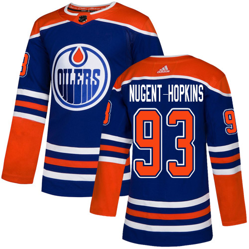 Edmonton Oilers #93 Ryan Nugent-Hopkins Royal Alternate Authentic Stitched Jersey Men's cheap jerseys for sale - CheapJerseys.Shop