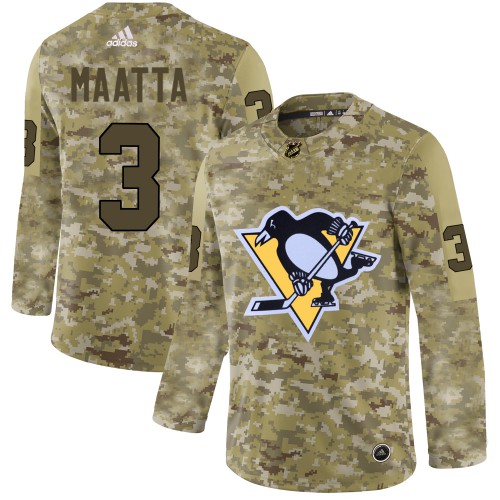Pittsburgh Penguins #3 Olli Maatta Camo Authentic Stitched Jersey Men's cheap jerseys for sale - CheapJerseys.Shop