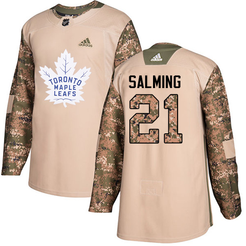 Maple Toronto Maple Leafs #21 Borje Salming Camo Authentic 2017 Veterans Day Stitched Jersey Men's cheap jerseys for sale - CheapJerseys.Shop