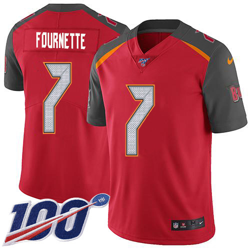 Buccaneers #7 Leonard Fournette Red Team Color Youth Stitched 100th Season Vapor Untouchable Limited Jersey cheap jerseys for sale - CheapJerseys.Shop