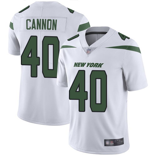 New York Jets #40 Trenton Cannon White Men's Stitched Vapor Untouchable Limited Jersey Men's cheap jerseys for sale - CheapJerseys.Shop