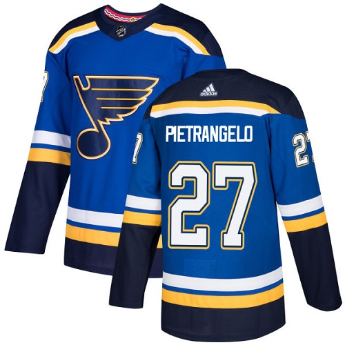 St. Louis Blues #27 Alex Pietrangelo Blue Home Authentic Stitched Youth Jersey Youth cheap jerseys for sale - CheapJerseys.Shop