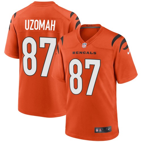 Cincinnati Cincinnati Bengals #87 C.J. Uzomah Orange Alternate Game Jersey Men's cheap jerseys for sale - CheapJerseys.Shop