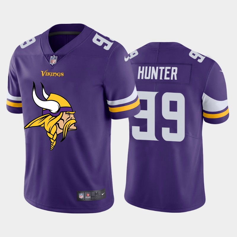 Minnesota Vikings #99 Danielle Hunter Purple Men's Big Team Logo Vapor Limited Jersey cheap jerseys for sale - CheapJerseys.Shop