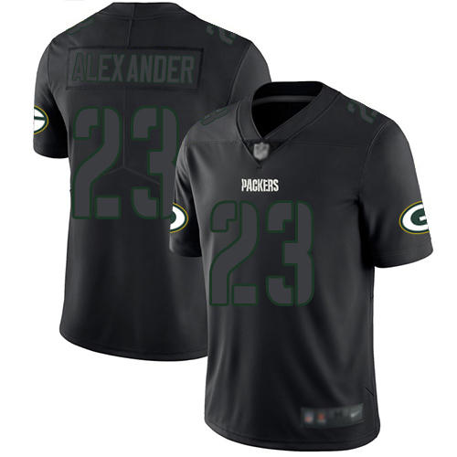 Packers #23 Jaire Alexander Black Men's Stitched Limited Rush Impact Jersey cheap jerseys for sale - CheapJerseys.Shop