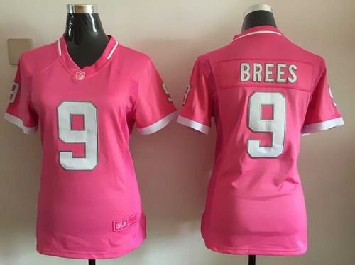 Saints #9 Drew Brees Pink Women's Stitched Elite Bubble Gum Jersey cheap jerseys for sale - CheapJerseys.Shop