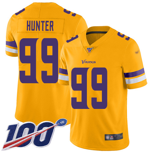 Vikings #99 Danielle Hunter Gold Men's Stitched Limited Inverted Legend 100th Season Jersey cheap jerseys for sale - CheapJerseys.Shop