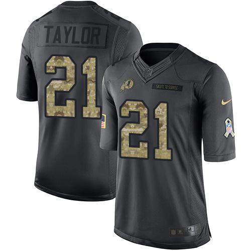 Commanders #21 Sean Taylor Black Youth Stitched Limited 2016 Salute To Service Jersey cheap jerseys for sale - CheapJerseys.Shop