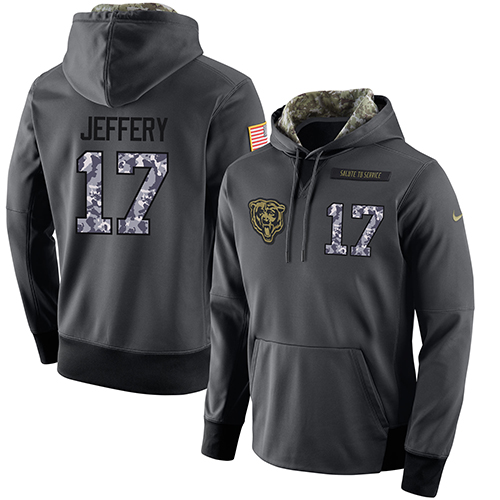 Men's Chicago Bears #17 Alshon Jeffery Stitched Black Anthracite Salute To Service Player Performance Hoodie cheap jerseys for sale - CheapJerseys.Shop