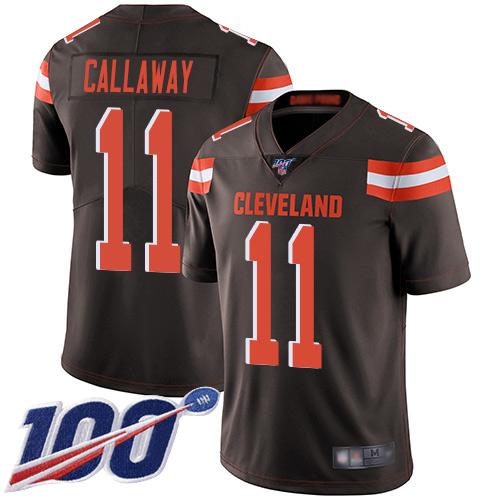 Cleveland Browns #11 Antonio Callaway Brown Team Color Men's Stitched 100th Season Vapor Limited Jersey Men's cheap jerseys for sale - CheapJerseys.Shop