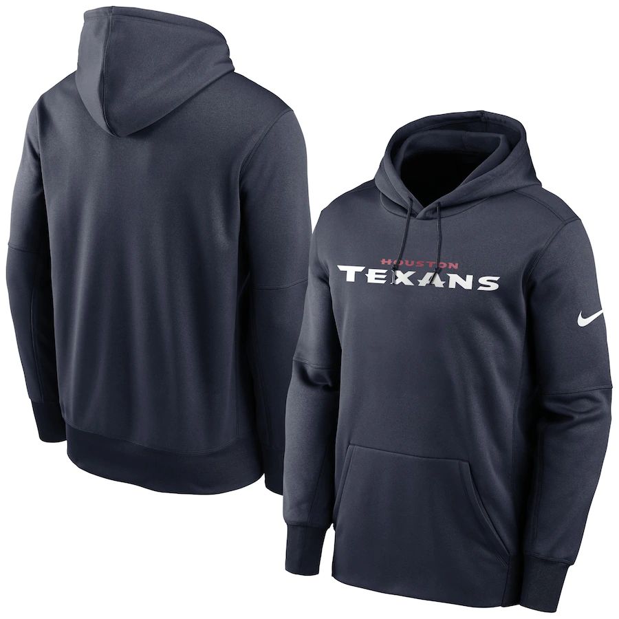 Houston Texans Fan Gear Wordmark Performance Pullover Hoodie Navy cheap jerseys for sale - CheapJerseys.Shop
