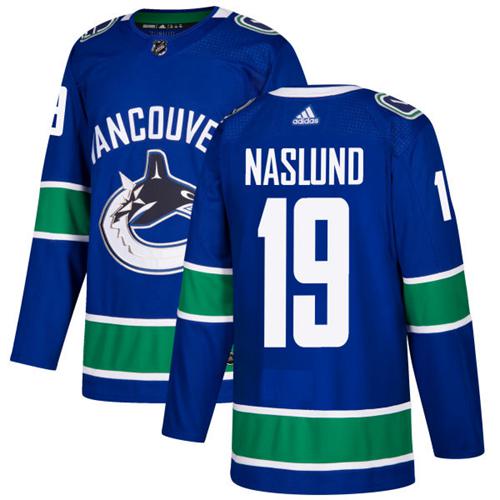Vancouver Canucks #19 Markus Naslund Blue Home Authentic Stitched Jersey Men's cheap jerseys for sale - CheapJerseys.Shop