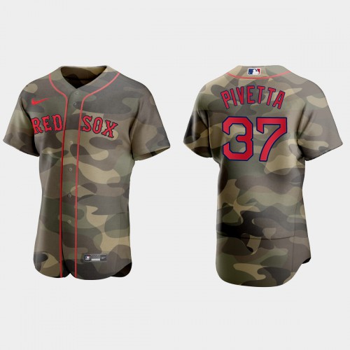 Boston Boston Red Sox #37 Nick Pivetta Men's 2021 Armed Forces Day Authentic Jersey -Camo Men's cheap jerseys for sale - CheapJerseys.Shop