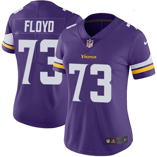 Minnesota Vikings #73 Sharrif Floyd Purple Team Color Women's Stitched Vapor Untouchable Limited Jersey Womens cheap jerseys for sale - CheapJerseys.Shop
