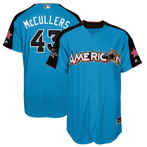 Houston Astros #43 Lance McCullers Blue 2017 All-Star American League Stitched Jersey Men's cheap jerseys for sale - CheapJerseys.Shop