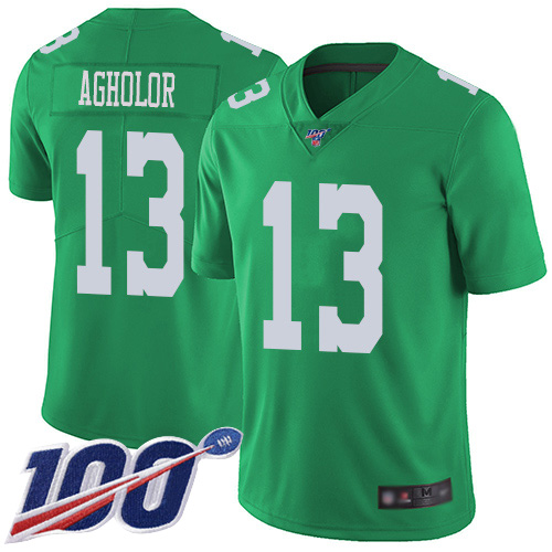 Philadelphia Eagles #13 Nelson Agholor Green Men's Stitched Limited Rush 100th Season Jersey Men's cheap jerseys for sale - CheapJerseys.Shop