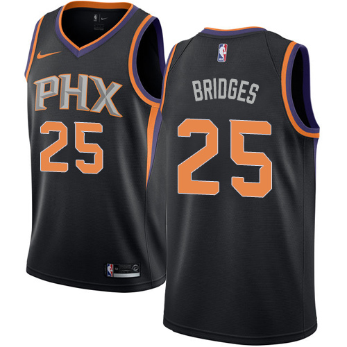 Phoenix Suns #25 Mikal Bridges Black Swingman Statement Edition Jersey Mens cheap jerseys for sale - CheapJerseys.Shop