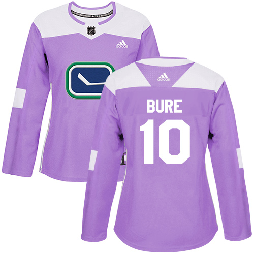 Vancouver Canucks #10 Pavel Bure Purple Authentic Fights Cancer Women's Stitched Jersey Womens cheap jerseys for sale - CheapJerseys.Shop