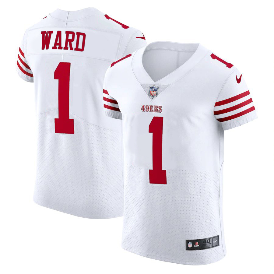 San Francisco 49ers #1 Jimmie Ward White Men's 2022-23 Authentic Stitched Vapor Untouchable Elite Jersey cheap jerseys for sale - CheapJerseys.Shop
