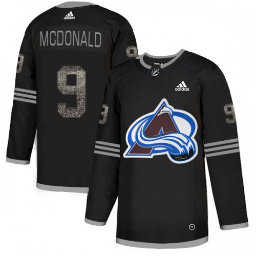 Colorado Avalanche #9 Lanny McDonald Black Authentic Classic Stitched Jersey Men's cheap jerseys for sale - CheapJerseys.Shop