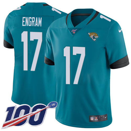 Jaguars #17 Evan Engram Teal Green Alternate Youth Stitched 100th Season Vapor Limited Jersey cheap jerseys for sale - CheapJerseys.Shop