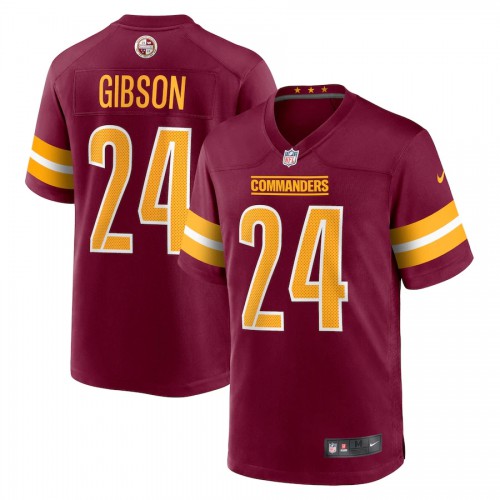 Washington Washington Commanders #24 Antonio Gibson Burgundy Youth Game Jersey Youth cheap jerseys for sale - CheapJerseys.Shop
