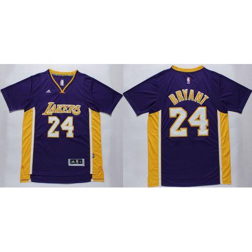 Los Angeles Lakers #24 Kobe Bryant Purple Short Sleeve Stitched Jersey Mens cheap jerseys for sale - CheapJerseys.Shop