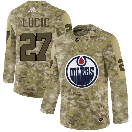 Edmonton Oilers #27 Milan Lucic Camo Authentic Stitched Jersey Men's cheap jerseys for sale - CheapJerseys.Shop