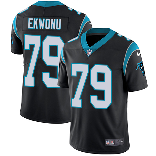 Panthers #79 Ikem Ekwonu Black Team Color Men's Stitched Vapor Untouchable Limited Jersey cheap jerseys for sale - CheapJerseys.Shop