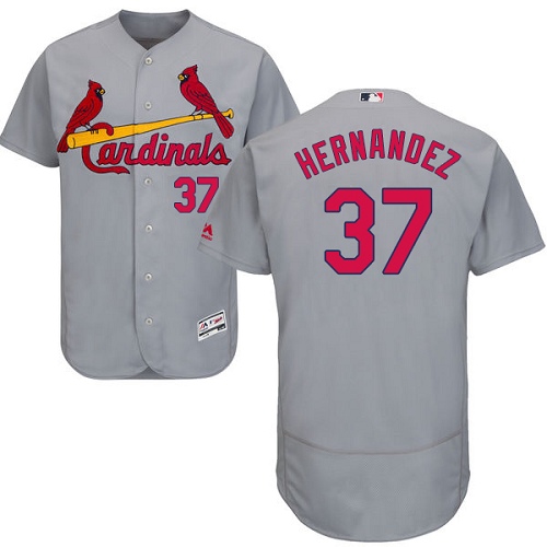 St.Louis Cardinals #37 Keith Hernandez Grey Flexbase Authentic Collection Stitched Jersey Men's cheap jerseys for sale - CheapJerseys.Shop
