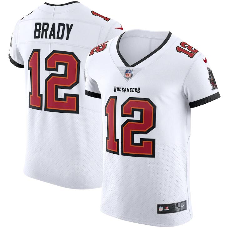 Tampa Bay Buccaneers #12 Tom Brady Men's White Vapor Elite Jersey cheap jerseys for sale - CheapJerseys.Shop