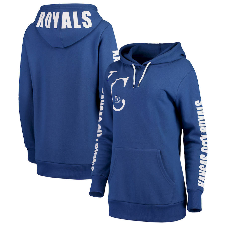 Kansas City Royals G-III 4Her By Carl Banks Women's 12th Inning Pullover Hoodie Royal cheap jerseys for sale - CheapJerseys.Shop