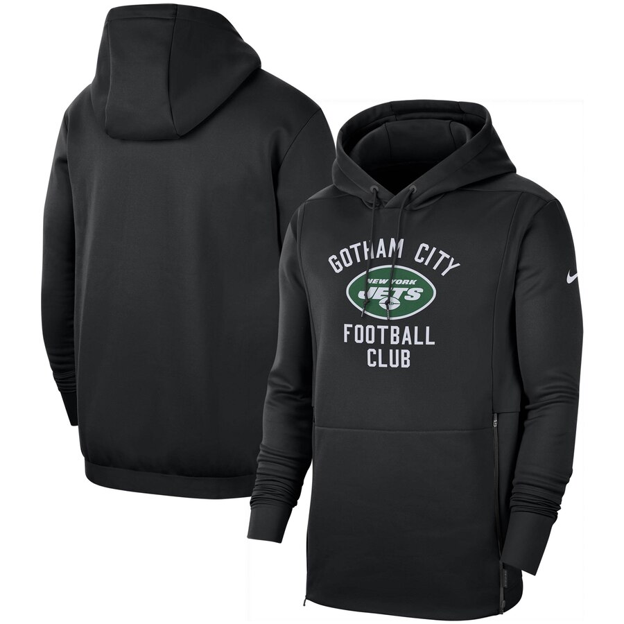 New York Jets Sideline Local Performance Pullover Hoodie Black cheap jerseys for sale - CheapJerseys.Shop
