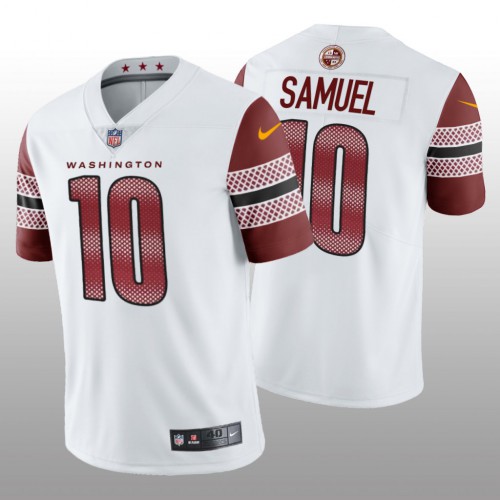 Washington Washington Commanders #10 Curtis Samuel Men's Vapor Limited Jersey - White Men's cheap jerseys for sale - CheapJerseys.Shop