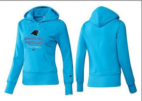 Women's Carolina Panthers Authentic Logo Pullover Hoodie Blue cheap jerseys for sale - CheapJerseys.Shop