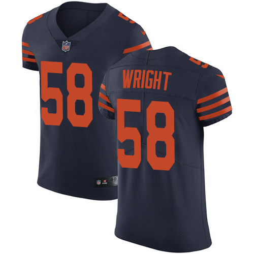 Bears #58 Darnell Wright Navy Blue Alternate Men's Stitched Vapor Untouchable Elite Jersey cheap jerseys for sale - CheapJerseys.Shop