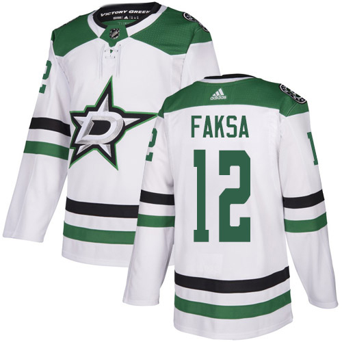 Dallas Stars #12 Radek Faksa White Road Authentic Stitched Jersey Men's cheap jerseys for sale - CheapJerseys.Shop