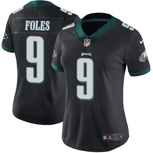 Philadelphia Eagles #9 Nick Foles Black Alternate Women's Stitched Vapor Untouchable Limited Jersey Womens cheap jerseys for sale - CheapJerseys.Shop