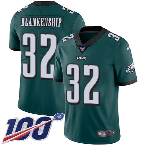Eagles #32 Reed Blankenship Green Team Color Men's Stitched 100th Season Vapor Untouchable Limited Jersey cheap jerseys for sale - CheapJerseys.Shop