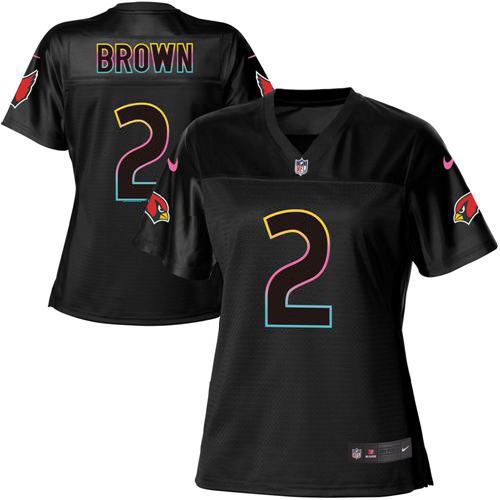 Cardinals #2 Marquise Brown Black Women's Fashion Game Jersey cheap jerseys for sale - CheapJerseys.Shop