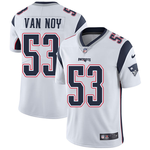 New England Patriots #53 Kyle Van Noy White Men's Stitched Vapor Untouchable Limited Jersey Men's cheap jerseys for sale - CheapJerseys.Shop