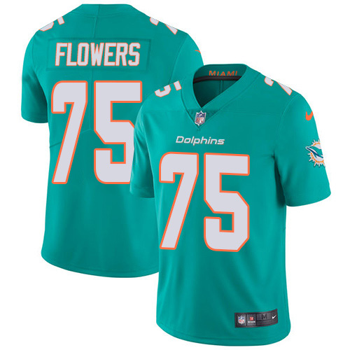Miami Dolphins #75 Ereck Flowers Aqua Green Team Color Youth Stitched Vapor Untouchable Limited Jersey Youth cheap jerseys for sale - CheapJerseys.Shop