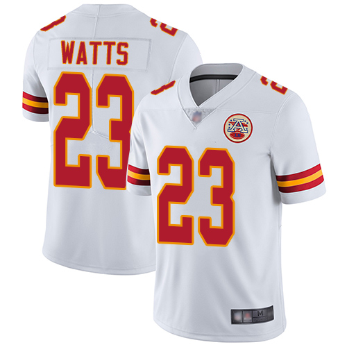Kansas City Chiefs #23 Armani Watts White Men's Stitched Vapor Untouchable Limited Jersey Men's cheap jerseys for sale - CheapJerseys.Shop