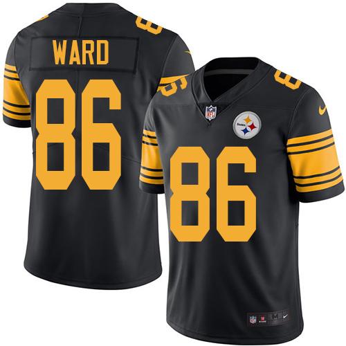 Pittsburgh Steelers #86 Hines Ward Black Men's Stitched Limited Rush Jersey Men's cheap jerseys for sale - CheapJerseys.Shop
